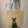 Black Cat Egyptian Hieroglyphs Medallion Ankh - Ancient Egypt Lover Gift Quilted Tote Bag - 6