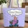 Laughing Senior Lady Scooter Shopping Groceries - Personalized Gift Quilted Tote Bag - 1
