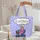 Laughing Senior Lady Scooter Shopping Groceries - Personalized Gift Quilted Tote Bag - 5