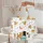 Cartoon Cats Paw Prints Fish Skeletons Your Name Tag - Cat Lover Gift Quilted Tote Bag - 5