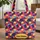 Clean Line Circles Shapes Name Oval Medallion - Personalized Keepsake Gift Quilted Tote Bag - 1