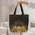 Ornate Sugar Skull Marigolds Sunflowers Autumnal Floral Altar Candles - Day of the Dead Gift Quilted Tote Bag - 5