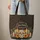 Ornate Sugar Skull Marigolds Sunflowers Autumnal Floral Altar Candles - Day of the Dead Gift Quilted Tote Bag - 6