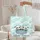 Cartoon Baby Pandas Peeking Denim Pocket - Animal Lover Gift for Kids Quilted Tote Bag - 5