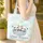 Cartoon Baby Pandas Peeking Denim Pocket - Animal Lover Gift for Kids Quilted Tote Bag - 4