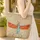 Winged Egyptian Deity Ma'at Isis Hieroglyphs - Ancient Egypt Lover Gift Quilted Tote Bag - 4