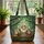 Fluffy Calico Tabby Cats Forest Mushrooms Toadstools - Cat Lover Gift Quilted Tote Bag - 3