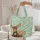 Moose on Log Pine Fern Coffee Cup Wooden Sign - Woodland Wildlife Lover Gift Quilted Tote Bag - 5