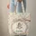 Flower Crown Girl Swing - Lush Floral Storybook Decor Gift Quilted Tote Bag - 6