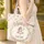 Flower Crown Girl Swing - Lush Floral Storybook Decor Gift Quilted Tote Bag - 4