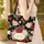 Personalized Vintage Roses Floral Medallion - Everyday Carry Gift for Her Quilted Tote Bag - 4