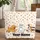 Cartoon Dog Paw Print Bones Personalized Name - Dog Lover Everyday Tote Quilted Tote Bag - 1