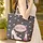 Personalized Name High-Heel Shoe Lipstick Blush Roses - Fashion Lover Gift Quilted Tote Bag - 4