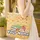 Personalized Books Apple Daisy Your Name School - Back To School Teacher Student Gift Quilted Tote Bag - 4