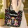 Skeleton Altar Sugar Skull Papel Picado Floral Wreath - Day of the Dead Gift Quilted Tote Bag - 4