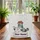 Pigeon Newsboy Reading Newspaper Personalized Sign Cityscape - Reading Fan Gift Quilted Tote Bag - 3