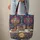 Shabbat Table Setting Star of David Floral Personalized Gift Quilted Tote Bag - 6