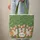 Happy Corgi Dogs Flowers Floral Wreath - Pet Lover Lifestyle Gift Quilted Tote Bag - 6