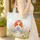 Redhead Girl Flower Crown Wildflower Bumblebee Field - Nature Lover Gift Quilted Tote Bag - 4