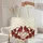 Cardinal Couple Red Roses Heart Personalized Love Gift for Couples Quilted Tote Bag - 5