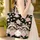Three Curious Raccoons Pink Roses Green Leaves Your Name Floral Wreath - Wildlife Lover Gift Quilted Tote Bag - 4