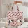 Cow Spots Hearts Personalized Cartoon Cows - Everyday Carry Cow Lover Gift Quilted Tote Bag - 5