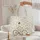 Elegant Woman Vintage Bicycle Puppies Wildflowers - Puppy Lover Gift Quilted Tote Bag - 5