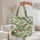 Proud Toucan Tropical Palm Leaves Jungle Foliage - Wildlife Lover Travel Gift Quilted Tote Bag - 5