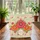 Ornate Large Flowers Botanical Leaves Vines Floral Wreath - Everyday Carry Gift Quilted Tote Bag - 3