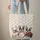 Black White French Bulldogs Pink Roses Rosebuds Green Leaves Wreath - Dog Lover Everyday Gift Quilted Tote Bag - 6