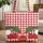Your Name Cherry Pom-Poms Red White Houndstooth Gold Everyday Fashion Accessory Gift Quilted Tote Bag - 1