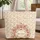 Personalized Scarlet Floral Wreath Botanical Foliage - Flower Lover Gift Quilted Tote Bag - 1