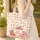 Strawberries Heart Everyday Carry Gift Cute Strawberry Lovers Quilted Tote Bag - 4