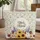 Floral Arrangement Name Hoop - Flower Lover Gift Quilted Tote Bag - 1