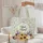 Floral Arrangement Name Hoop - Flower Lover Gift Quilted Tote Bag - 5