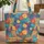 Personalized Tropical Lounge Chairs Hibiscus Palm Fronds - Beach Vacation Gift Quilted Tote Bag - 1