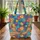 Personalized Tropical Lounge Chairs Hibiscus Palm Fronds - Beach Vacation Gift Quilted Tote Bag - 3