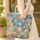 Personalized Tropical Lounge Chairs Hibiscus Palm Fronds - Beach Vacation Gift Quilted Tote Bag - 4