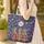 Halos Female Figures Paisley Folk Art Floral - Spiritual Home Decor Gift for Yoga Lover Quilted Tote Bag - 4