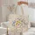 Poppy Cornflower Lavender Bouquet Floral Wreath - Nature Lover Everyday Gift for Her Quilted Tote Bag - 5