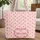 Scattered Red Cherries Heart Your Name Monogram - Everyday Use Accessory Gift Quilted Tote Bag - 1