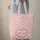 Scattered Red Cherries Heart Your Name Monogram - Everyday Use Accessory Gift Quilted Tote Bag - 6