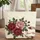 Lush Ribbon Embroidery Roses Rosebud Name Wreath - Birthday Gift for Her Quilted Tote Bag - 1