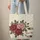 Lush Ribbon Embroidery Roses Rosebud Name Wreath - Birthday Gift for Her Quilted Tote Bag - 6