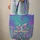 Iridescent Crystalline Forms Your Name - Everyday Carry Gift Quilted Tote Bag - 6