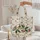 Cherry Blossom Butterfly Leaves Floral Garland - Botanical Garden Decor Gift Quilted Tote Bag - 5