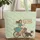 Woman Bicycle Border Collie Distressed Wood Sign Travel Essentials Gift for Dog Lovers Quilted Tote Bag - 1