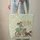 Woman Bicycle Border Collie Distressed Wood Sign Travel Essentials Gift for Dog Lovers Quilted Tote Bag - 6