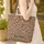 Organic Leopard Spots Name Circle - Everyday Tote Travel Essential for Daily Use Quilted Tote Bag - 4