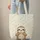 Personalized Baby Sloth Heart Hands - Wildlife Lover Gift Quilted Tote Bag - 6